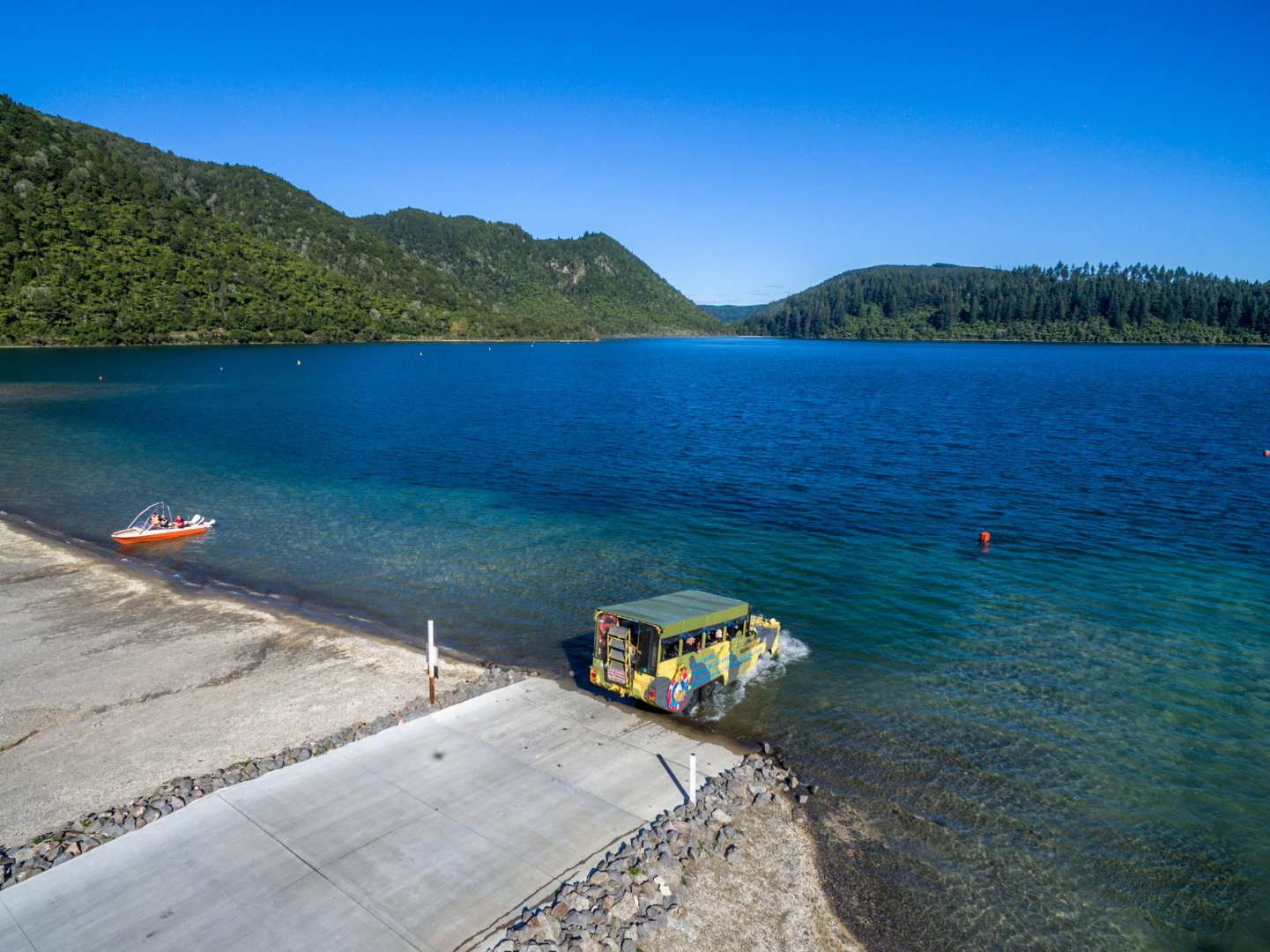 Travel from Land to water